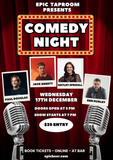 EPIC TAPROOM COMEDY NIGHT - 17th December