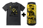 Epic KONG T-shirt & 12 x 440ml case